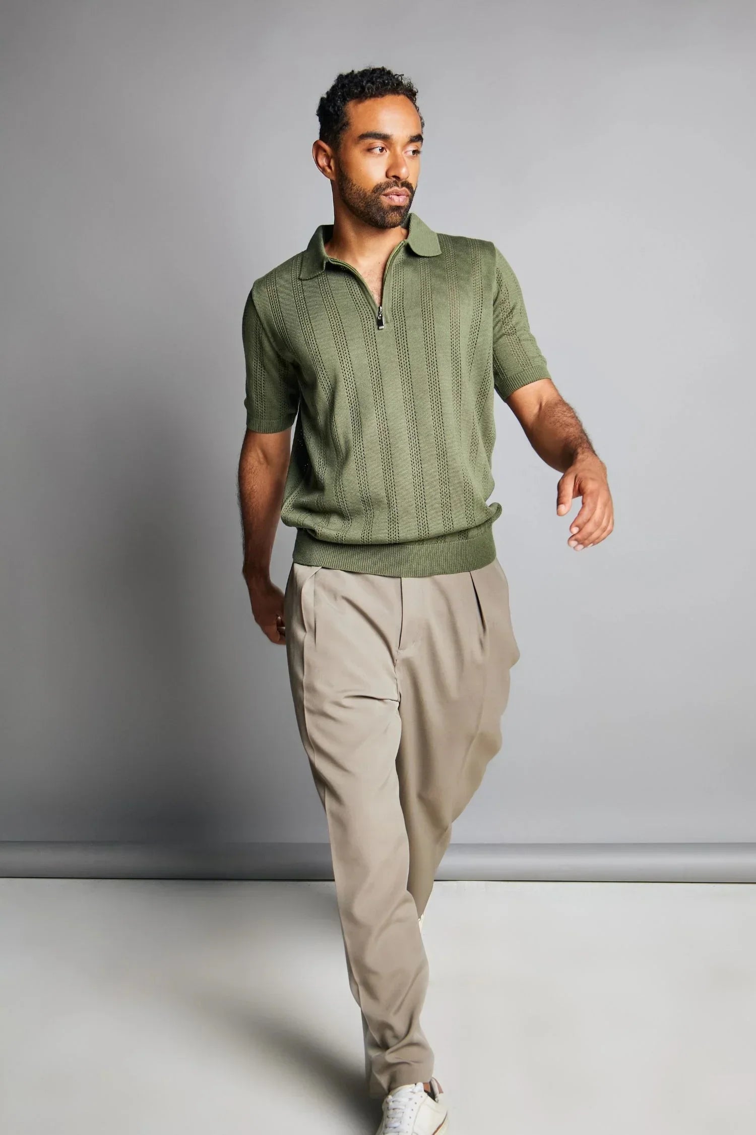 Polo Amalfi en hilado Turín calado